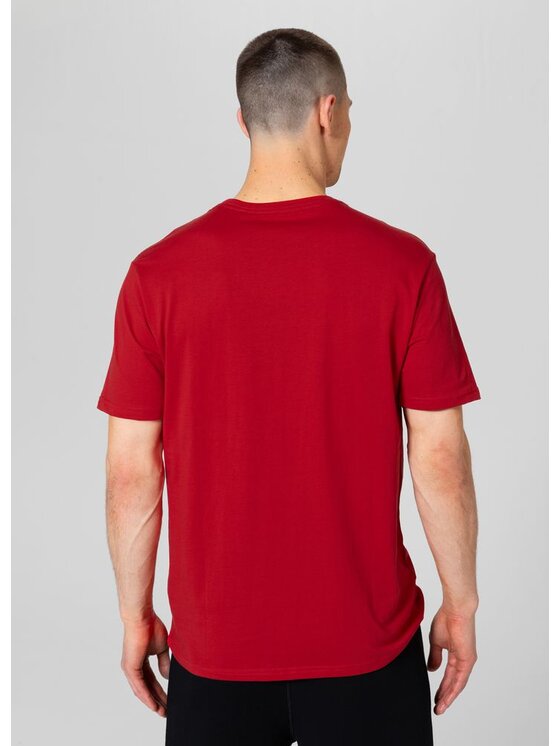 PITBULL PITBULL T-Shirt Koszulka Czerwony Regular Fit