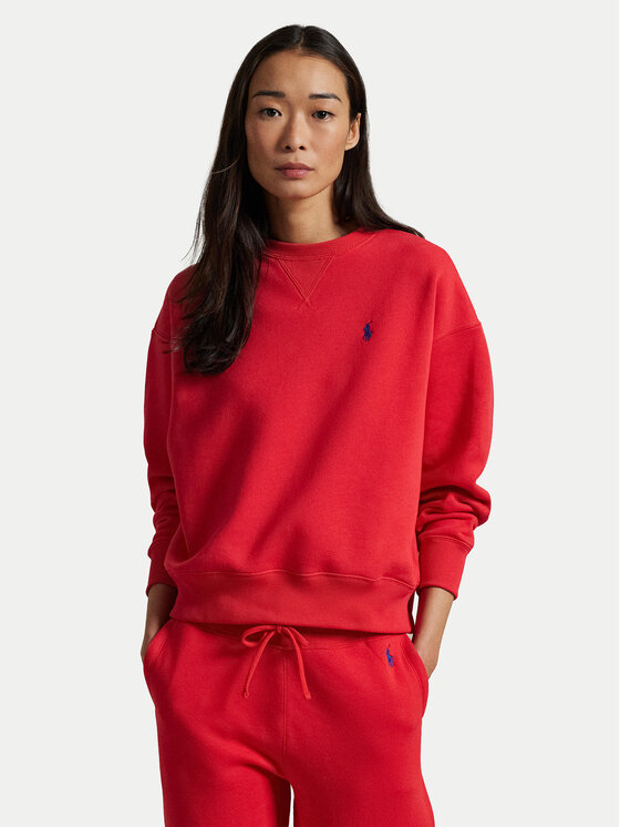 Polo Ralph Lauren Polo Ralph Lauren Pulóver 211936820015 Piros Relaxed Fit