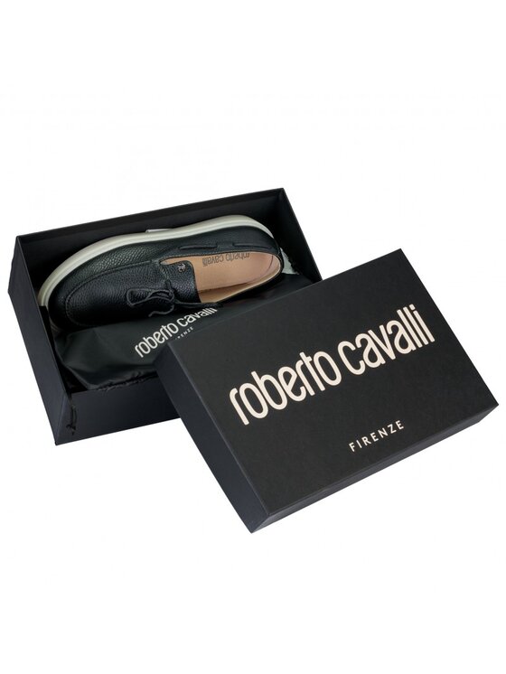 Roberto Cavalli Roberto Cavalli Mokasíny QRS007 PZA87 Černá