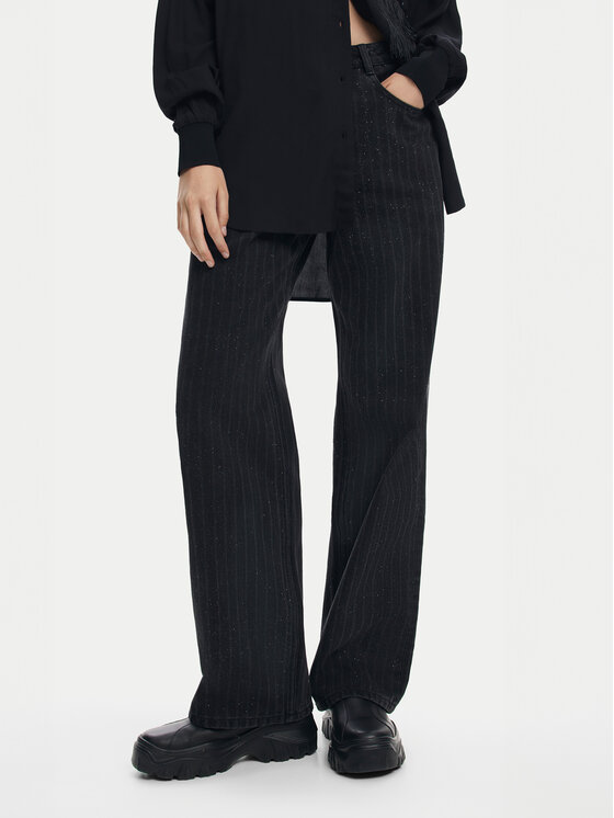 Desigual Desigual Джинси Beneida 24WWDD58 Чорний Straight Fit