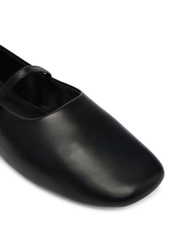 Calvin Klein Calvin Klein Μπαλαρίνες Oblique Ballerina Mj Lth Hdw HW0HW02847 Μαύρο