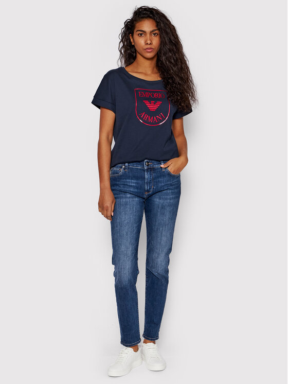 T-shirt 164340 2R255 00135 Blu scuro Regular Fit