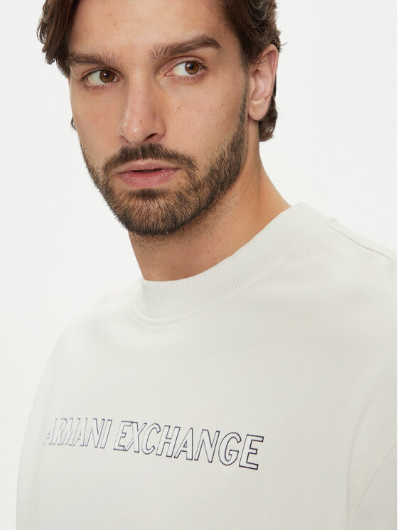 Armani Exchange Armani Exchange Jopa 6DZMBA ZJADZ 1116 Bela Regular Fit