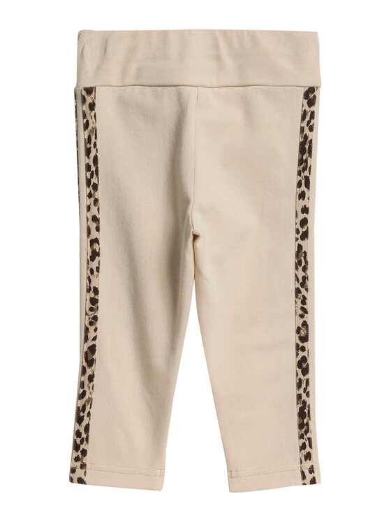 adidas adidas Set bluză și leggings Animal KC9644 Bej Regular Fit