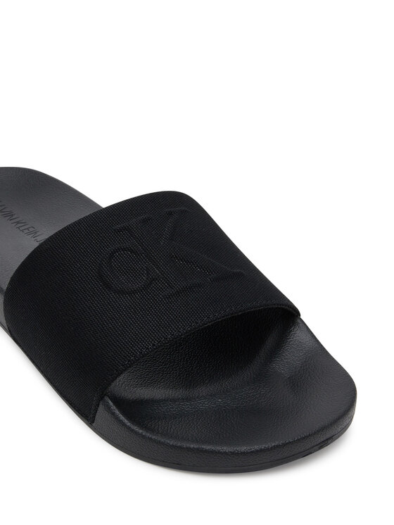 Calvin Klein Jeans Calvin Klein Jeans Pantoletten Slide Hf Mono Cv YM0YM01282 Schwarz