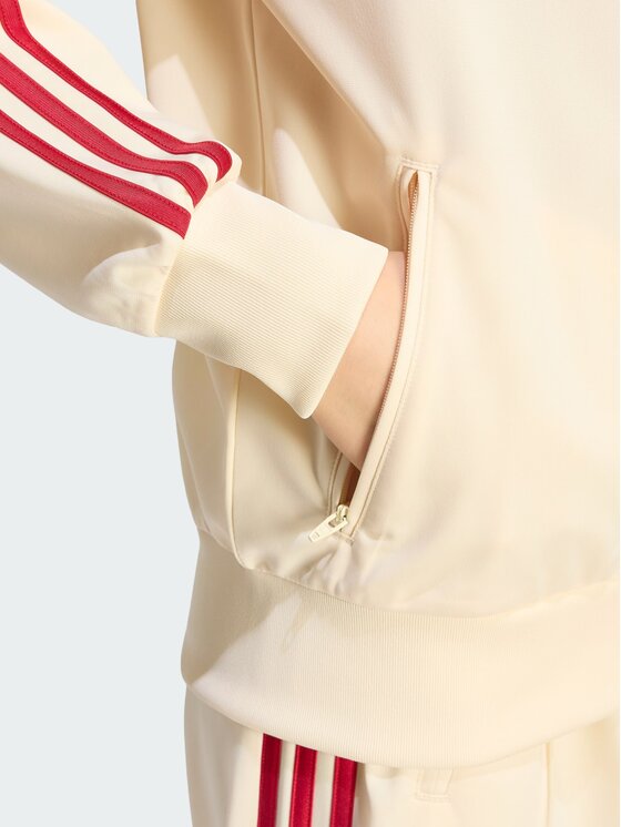 adidas adidas Bluza FIREBIRD Żółty Loose Fit