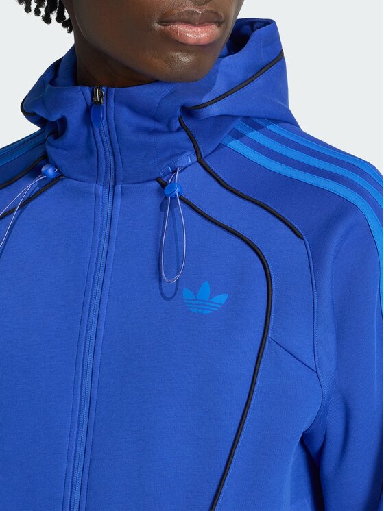 adidas adidas Флісовий реглан Spacer Teamgeist 26 Cutline Fullzip Hoodie KW0887 Голубий Regular Fit
