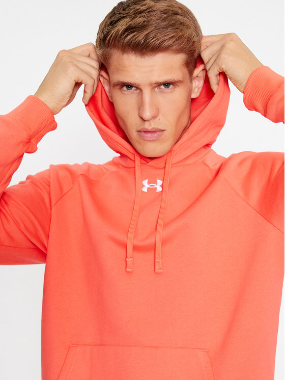 Under Armour Under Armour Džemperis Ua Rival Fleece Hoodie 1379757 Raudona Loose Fit
