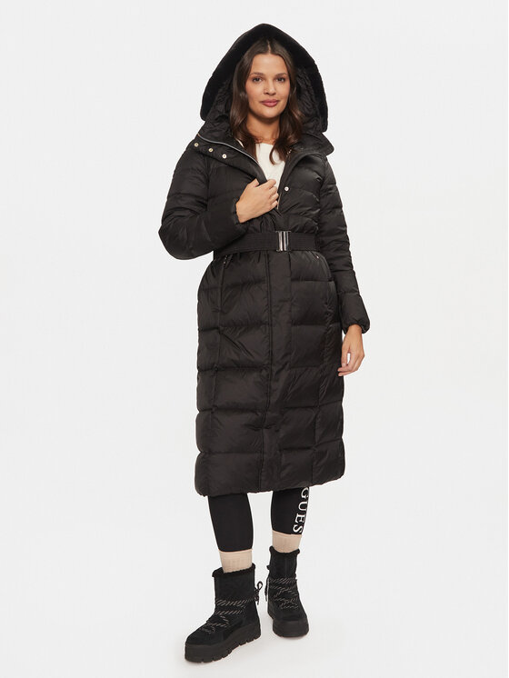 Geox Geox Geacă din puf Pheby W4626V T3146 F9000 Negru Regular Fit