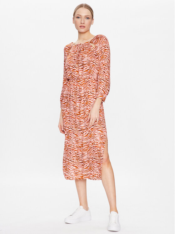 Sisley Sisley Vsakodnevna obleka 4KINLV034 Pisana Regular Fit