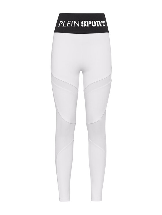 Plein Sport Plein Sport Legginsy 767 Biały