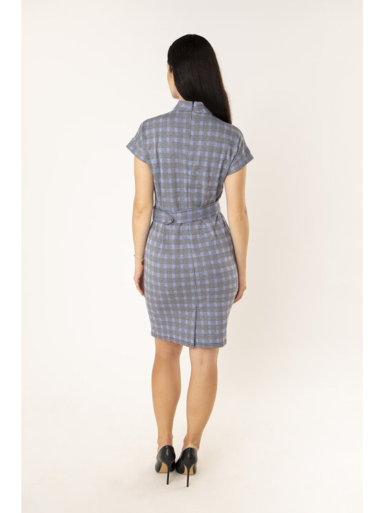 QUIOSQUE QUIOSQUE Každodenné šaty MIXEC DRESS 2 Modrá Regular Fit