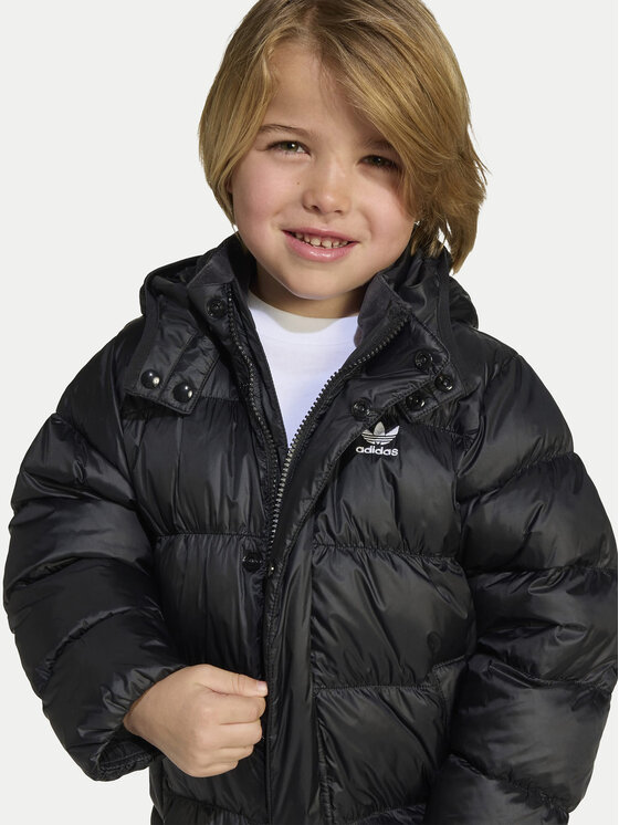 adidas adidas Pūkinė striukė JX0550 Juoda Loose Fit