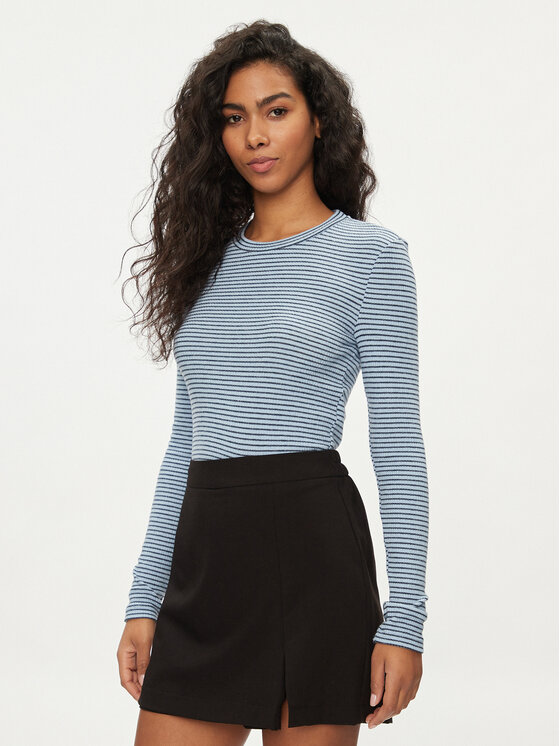 Noisy May Noisy May Bluză Posy 27026866 Albastru Slim Fit