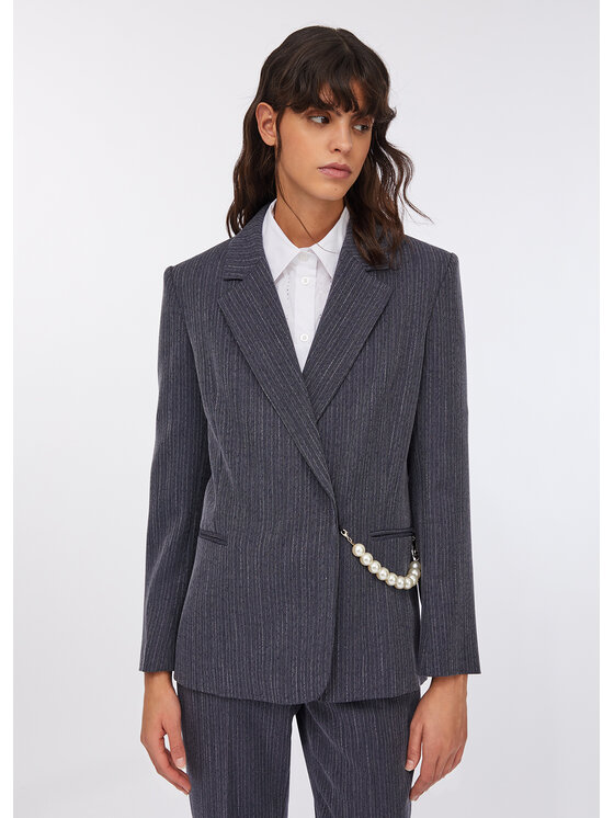 Liu Jo Liu Jo Giacca da abito CF5252T054AC3781 Celeste Regular Fit