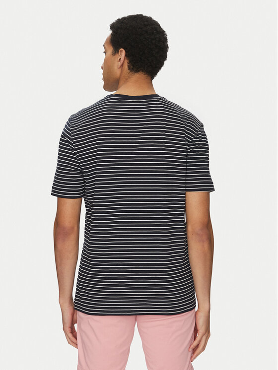 BOSS BOSS T-Shirt TalesStripe 50499334 Czarny Relaxed Fit