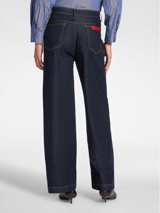 Elena Mirò Elena Mirò Jeansy P529P000411N034 Niebieski Boy Fit