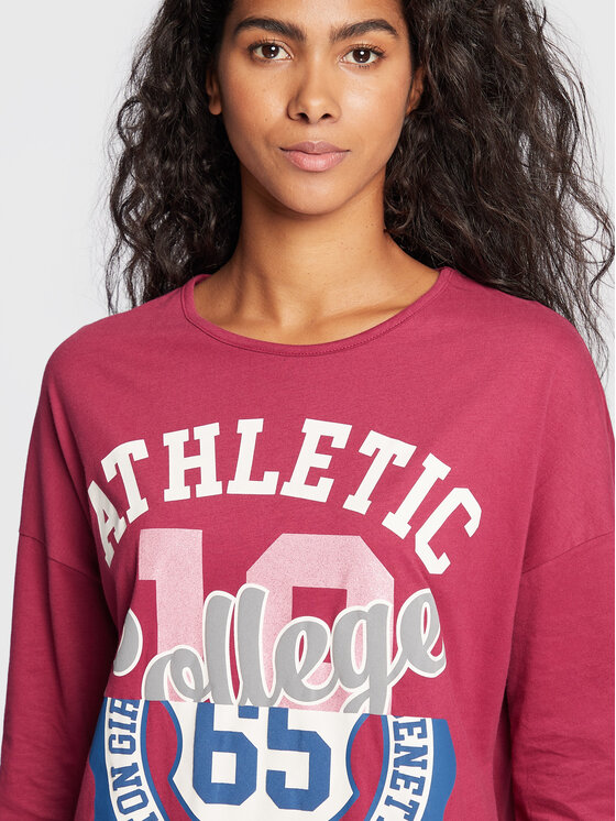 Benetton maglie cotone manica lunga clearance