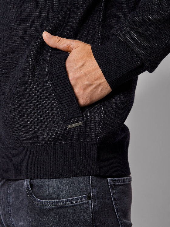 Cardigan 7600 85533 Blu scuro Regular Fit