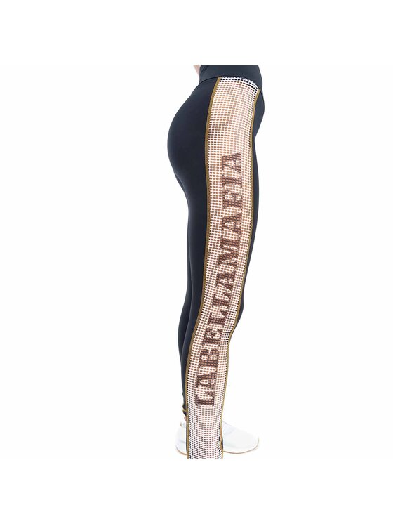 LaBellaMafia LaBellaMafia Legginsy LABELLAMAFIA LEGGING BOXER BLACK Czarny Regular Fit