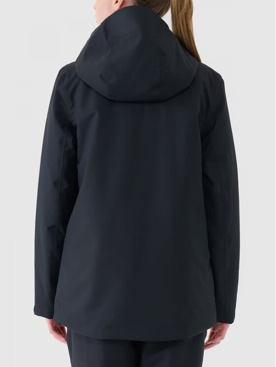 4F 4F Kurtka narciarska 4FWAW24TTJAF0782-20S Czarny Regular Fit