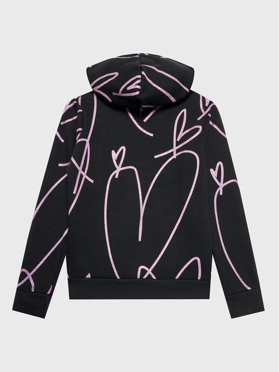 HYPE HYPE Mikina VLR-565 Černá Regular Fit