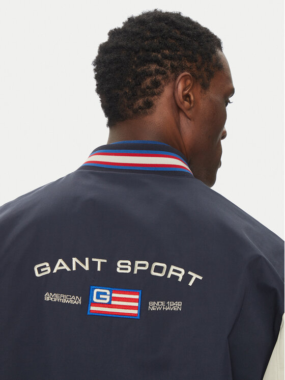 Gant Gant Яке бомбър Varsity 7006519 Тъмносин Regular Fit