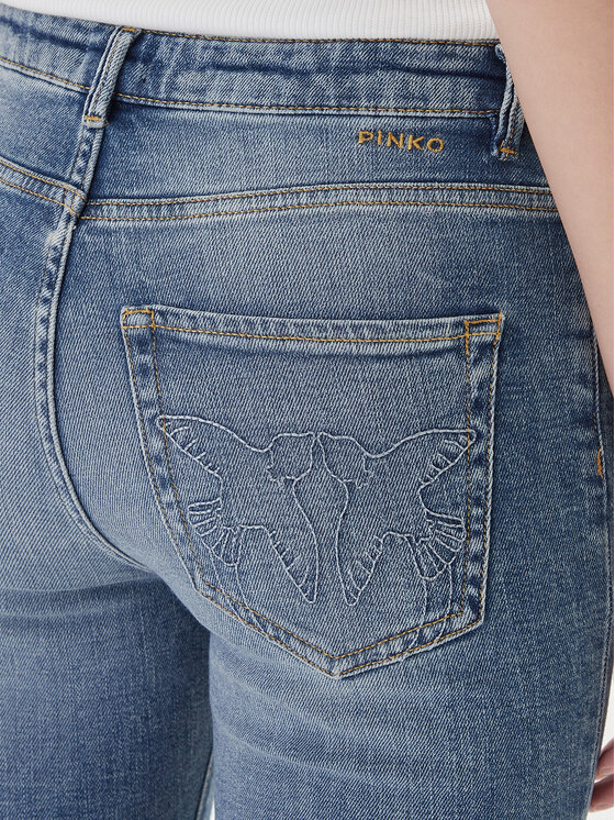 PINKO PINKO Τζιν Sabrina 100169 A2WT Μπλε Skinny Fit