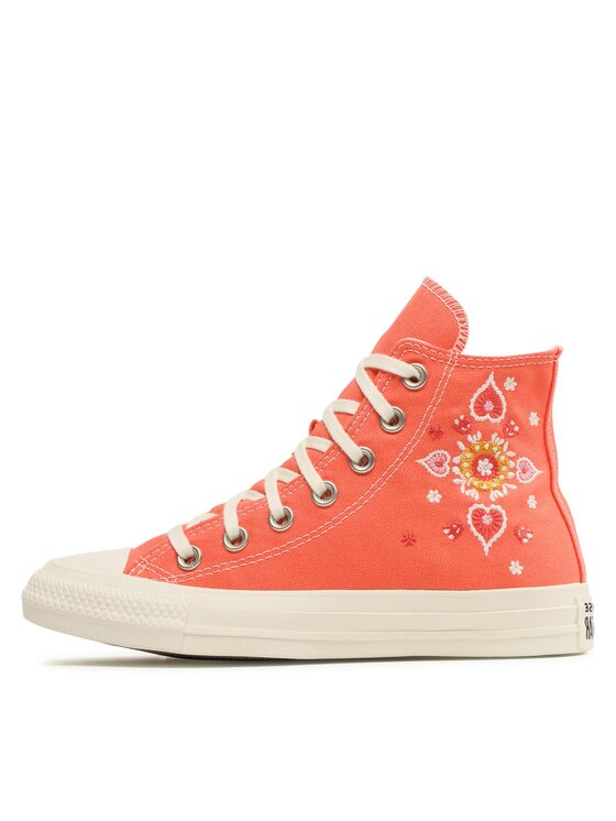Converse on sale alte arancioni