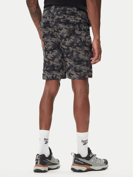 Columbia Columbia Sportovní kraťasy Silver Ridge II Printed Cargo 1587033 Černá Regular Fit