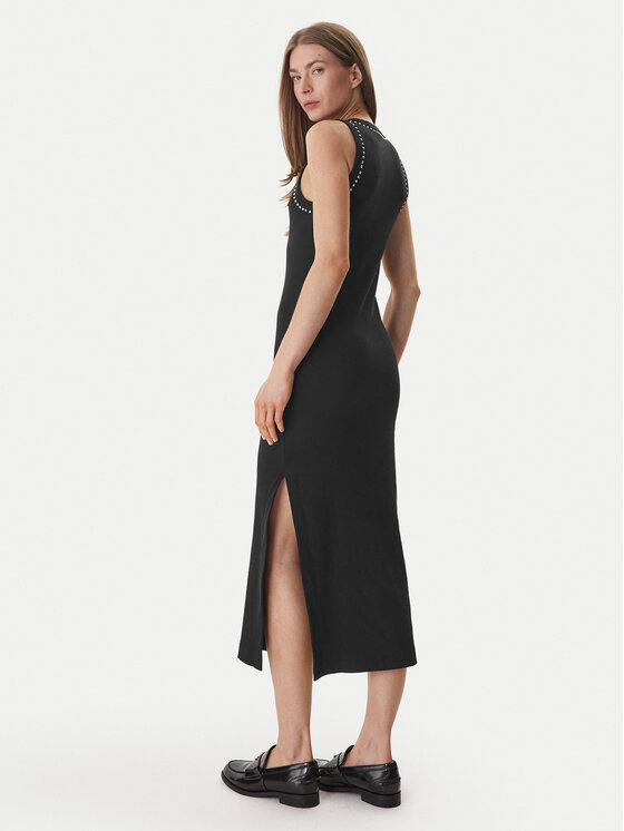 DKNY DKNY Každodenní šaty DJ6D9189 Černá Slim Fit