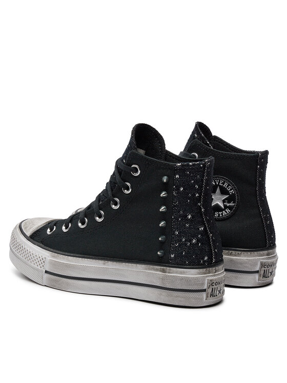 Converse Converse Кецове Chuck Taylor All Star Lift Platform Chrome A06450C Черен