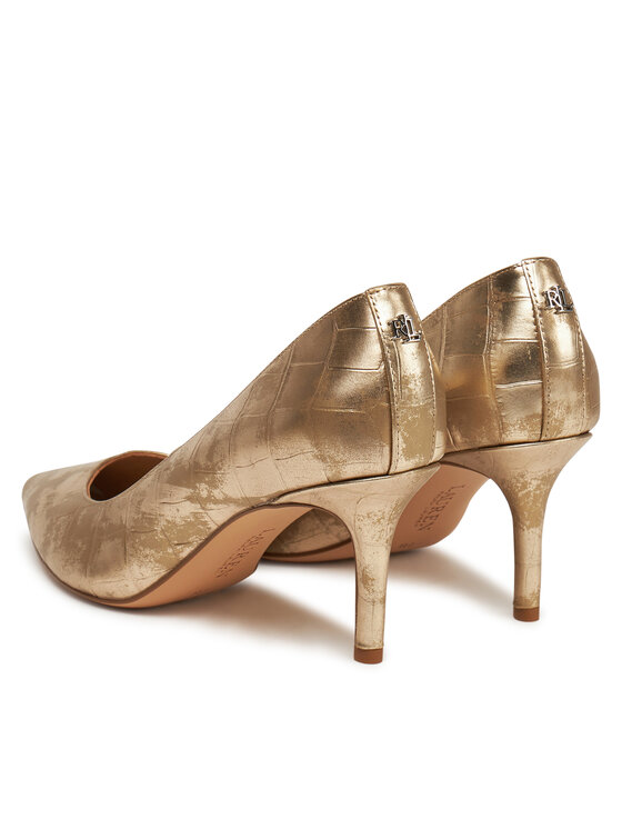 LAUREN RALPH LAUREN LAUREN RALPH LAUREN Pantofi cu toc subțire 802966871001 Auriu