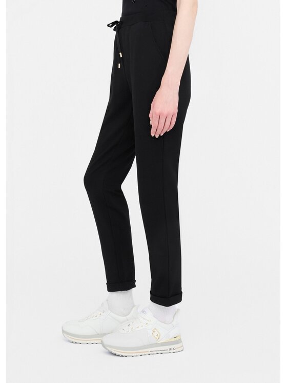 Liu Jo Liu Jo Pantaloni di tessuto TF5297FS09022222 Nero Regular Fit