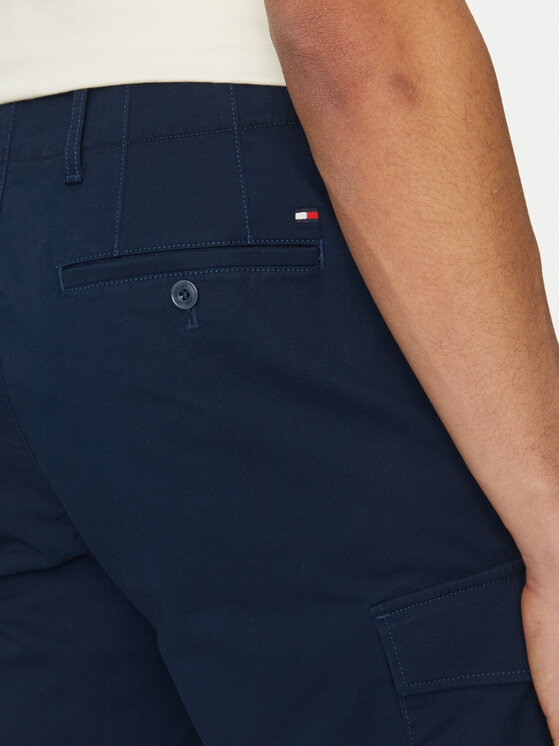 Tommy Hilfiger Tommy Hilfiger Bavlnené šortky John MW0MW31244 Tmavomodrá Regular Fit
