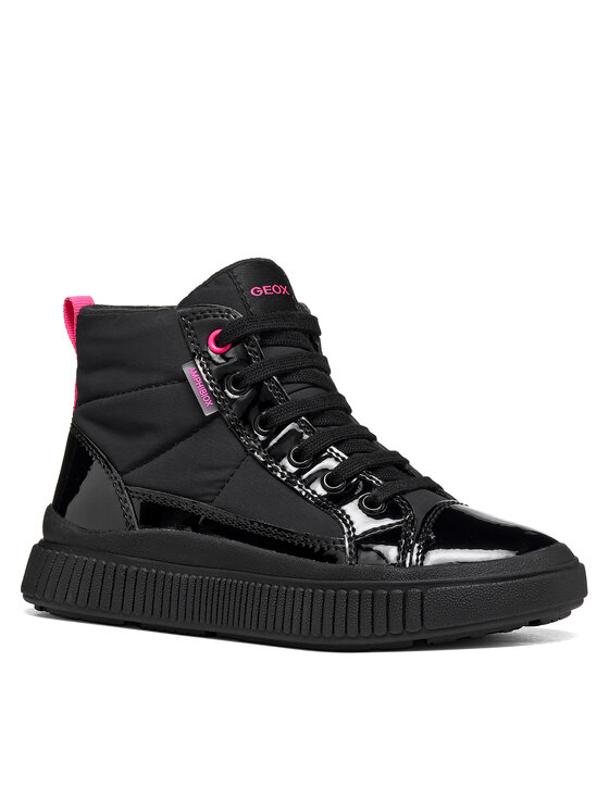 Geox Geox Ghete J Laquinny Girl B Abx J661JA 0HHFU C9B8L M Negru