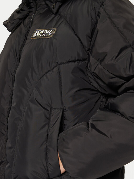 Karl Kani Karl Kani Vatovaná bunda Sport Patch Artic 60760028 Čierna Regular Fit