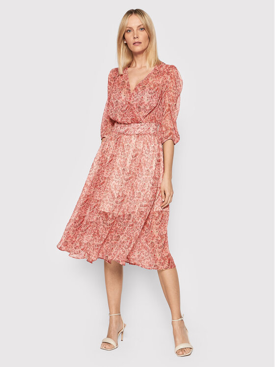 Morgan Morgan Vsakodnevna obleka 221-REYAL.F Rdeča Regular Fit