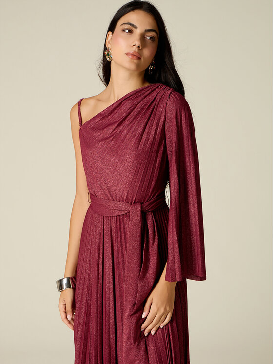Oltre Oltre Sukienka wieczorowa 7098J000993N016 Bordowy Regular Fit