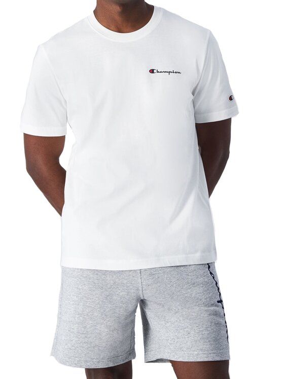 Champion Champion T-Shirt 220264-WW001 Biały Standard Fit