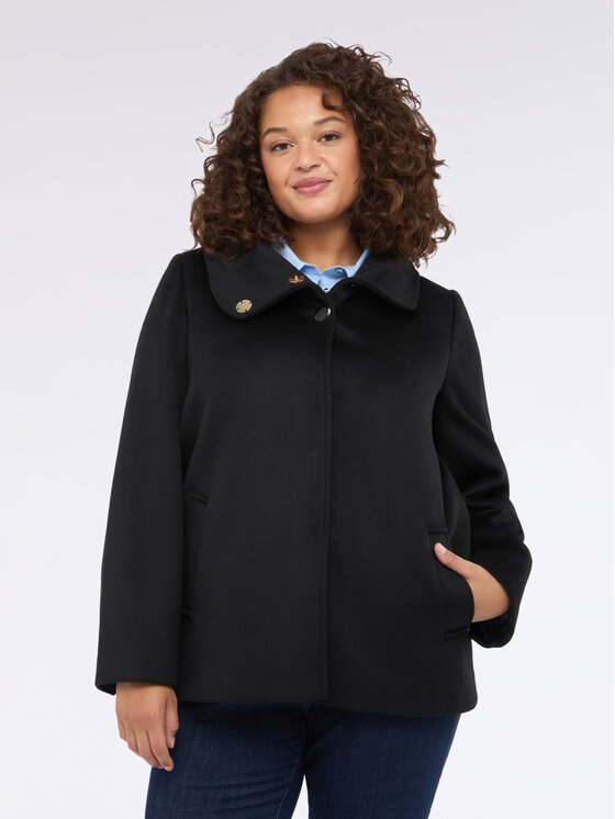 Fiorella Rubino Fiorella Rubino Cappotto invernale 8394T000343N033 Nero A-Line Fit