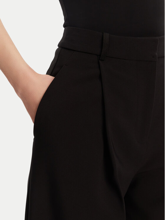 Elisabetta Franchi Elisabetta Franchi Παντελόνι υφασμάτινο PA-081-51E2-V360 Μαύρο Regular Fit