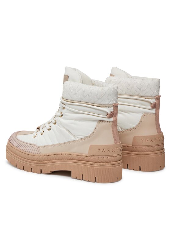Tommy Hilfiger Tommy Hilfiger Scarponcini Th Monogram Outdoor Boot FW0FW07502 Bianco