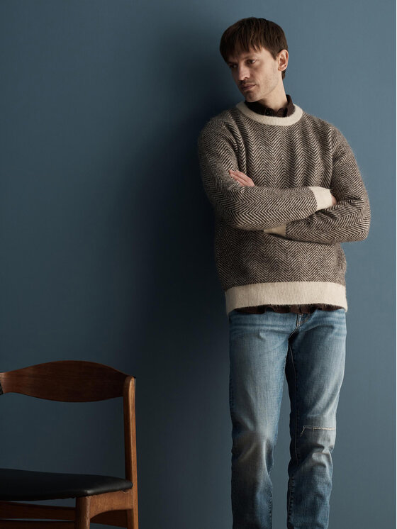 Selected Homme Selected Homme Пуловер 16086699 Кафяв Regular Fit