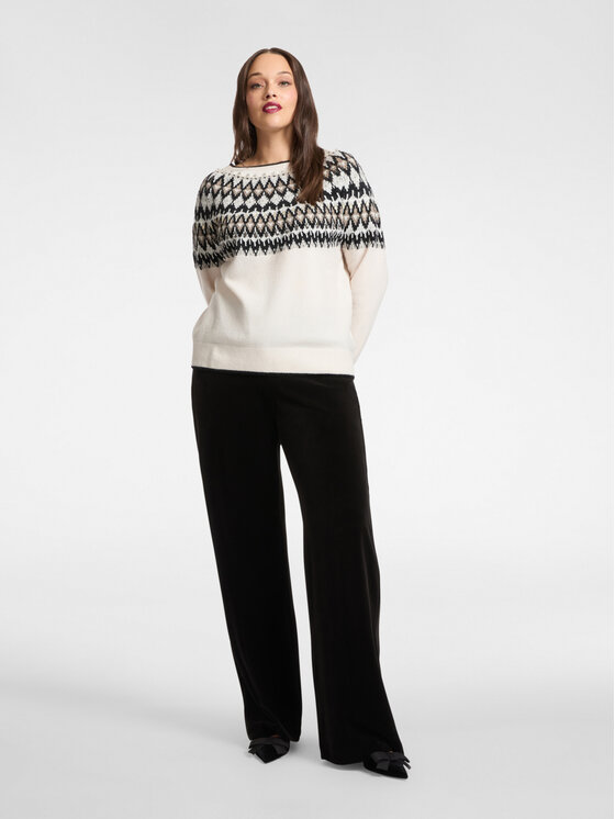 Elena Mirò Elena Mirò Maglione M507Z000642N0S1 Bianco Regular Fit