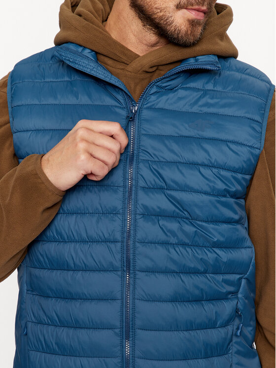 4F 4F Weste 4FAW23TVESM062 Blau Regular Fit