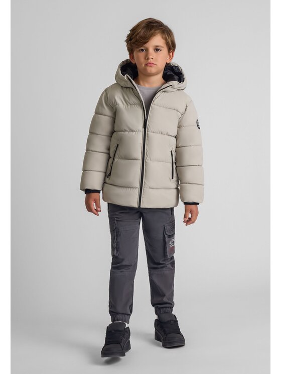 Kurtka zimowa minoti, Rozmiar 122/128, Szary, 27coat119