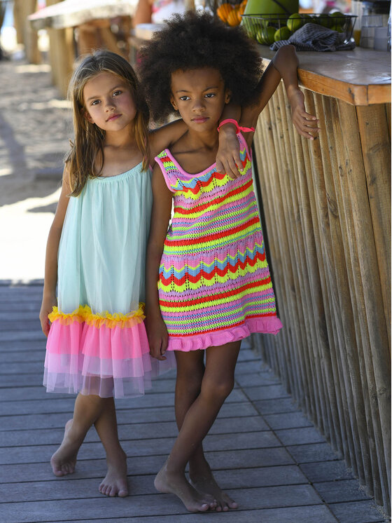 Billieblush Billieblush Poletna obleka U20354 Pisana Regular Fit