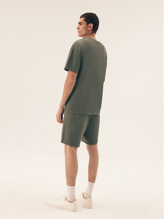 Henderson Henderson Piżama 42795 Khaki Regular Fit