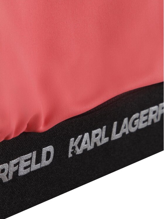Karl Lagerfeld Kids Karl Lagerfeld Kids Top Z15410 D Czerwony Regular Fit